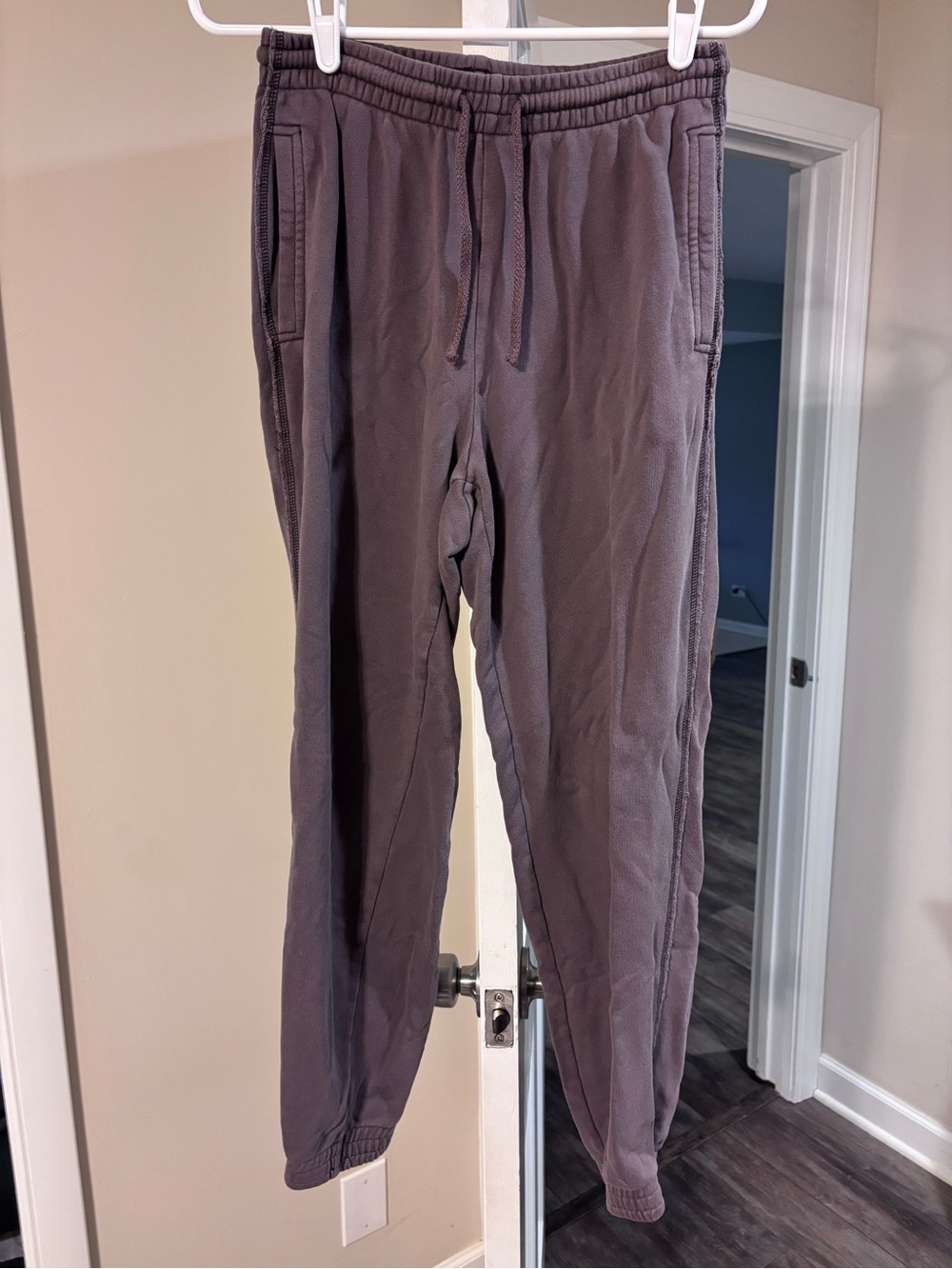 aerie Men's Slate Gray Drawstring Jogger Sweatpants